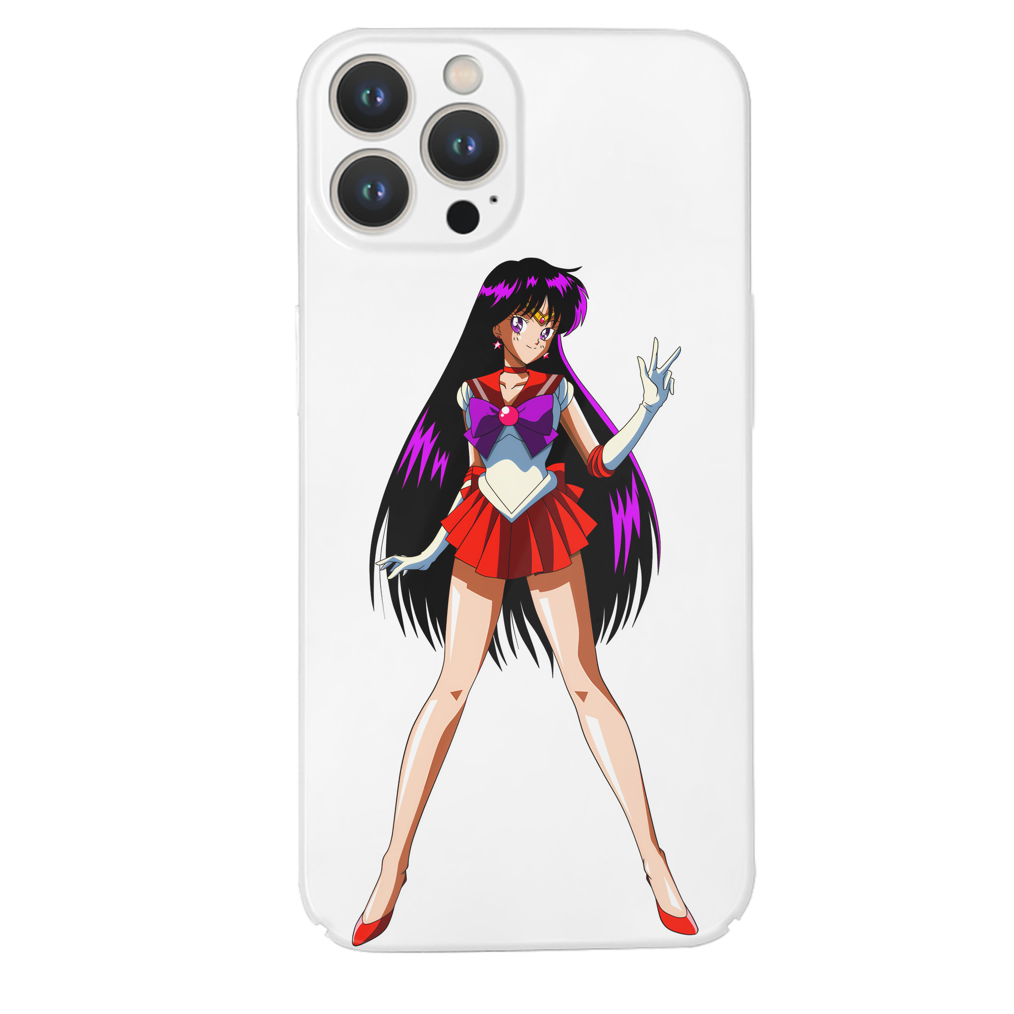 （画像用） 美少女戦士セーラームーン 火野レイ ひの レイ Sailor Moon Hino Rei （セーラーマーズ,Sailor Mars） 【iPhone 14シリーズ対応】ハードケース
